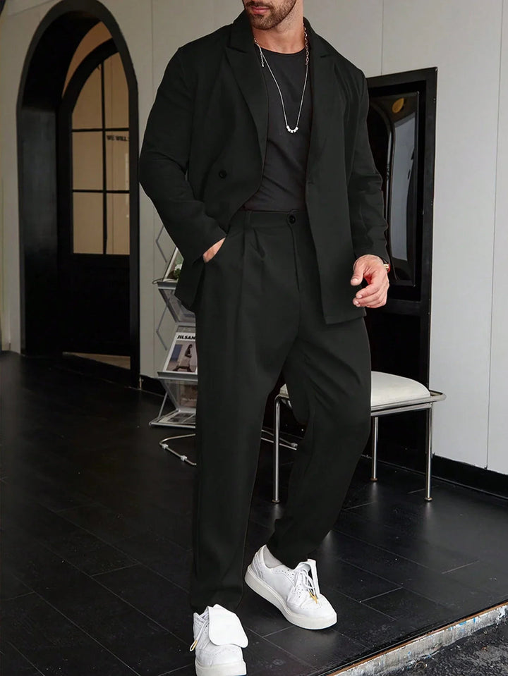 Eleganter Herrenanzug SlimFit Set für Business & formelle Anlässe, perfekt als Hochzeitsanzug.