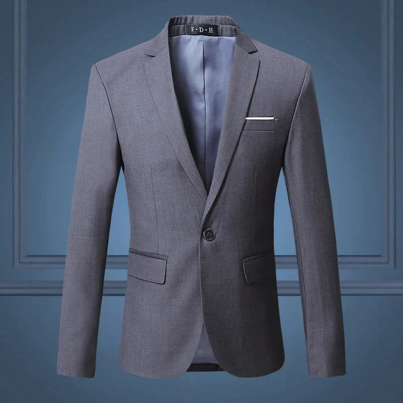 Eleganter Herrenblazer für vielseitige Anlässe, klassischer Stil, Business & Freizeit. Vardi Dante Jacke.