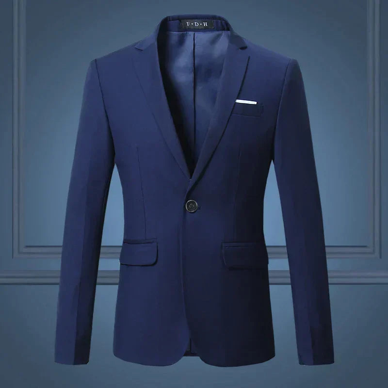 Formeller Business Blazer für Herren, klassischer Schnitt, Vardi Dante Herrenbekleidung. Smarte Mode.