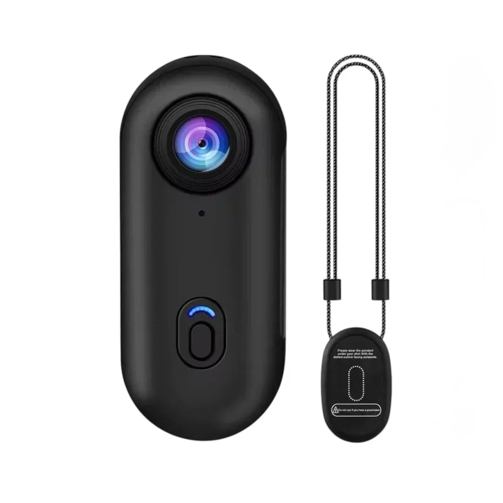 Wearable Mini POV-Kamera für Freihand-Videoaufnahmen bei Outdoor-Abenteuern, kompakt & vielseitig.