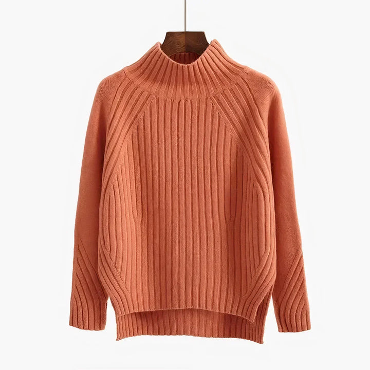 Zeitlos eleganter Damen Strickpullover Mira, kuschelig weich. Komfortabler Damenpullover für Alltag & Büro.