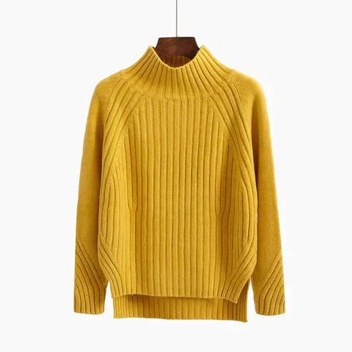 Kuschelig weicher Damen Strickpullover Mira, elegant & warm. Perfekter Casual-Pullover für Freizeit & Büro.