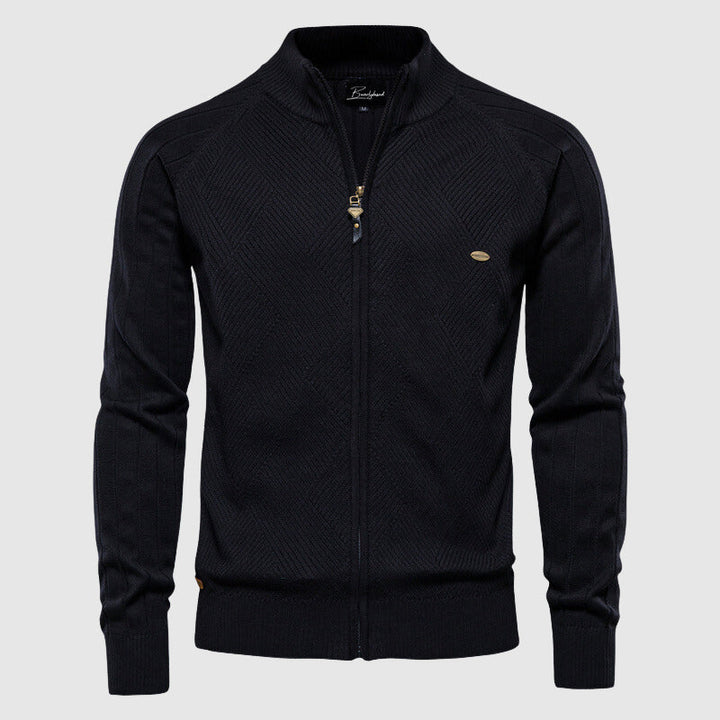 Stilvolle Hugo Übergangsweste für Herren mit Stehkragen, perfekt für lässige Männermode und den Schichtlook.