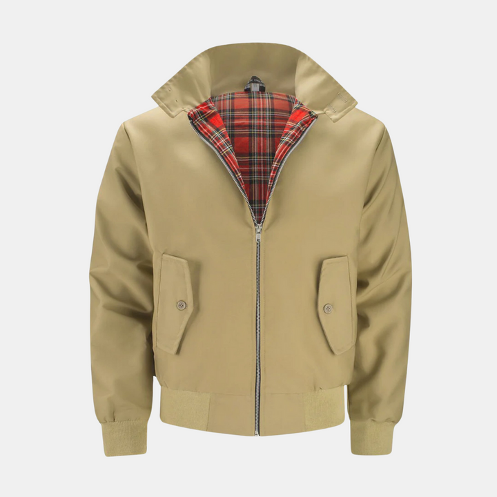 Herren Harringtonjacke Damien, klassisches Design, eine vielseitige Jacke für Frühling & Herbst.