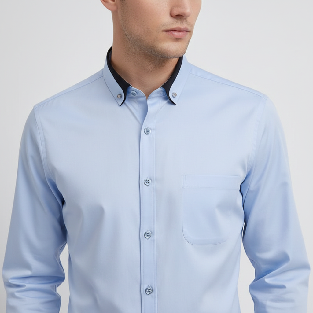 Herren Langarmhemd Simon: elegant, komfortabel, vielseitig. Ein Must-have für Business & Freizeit.
