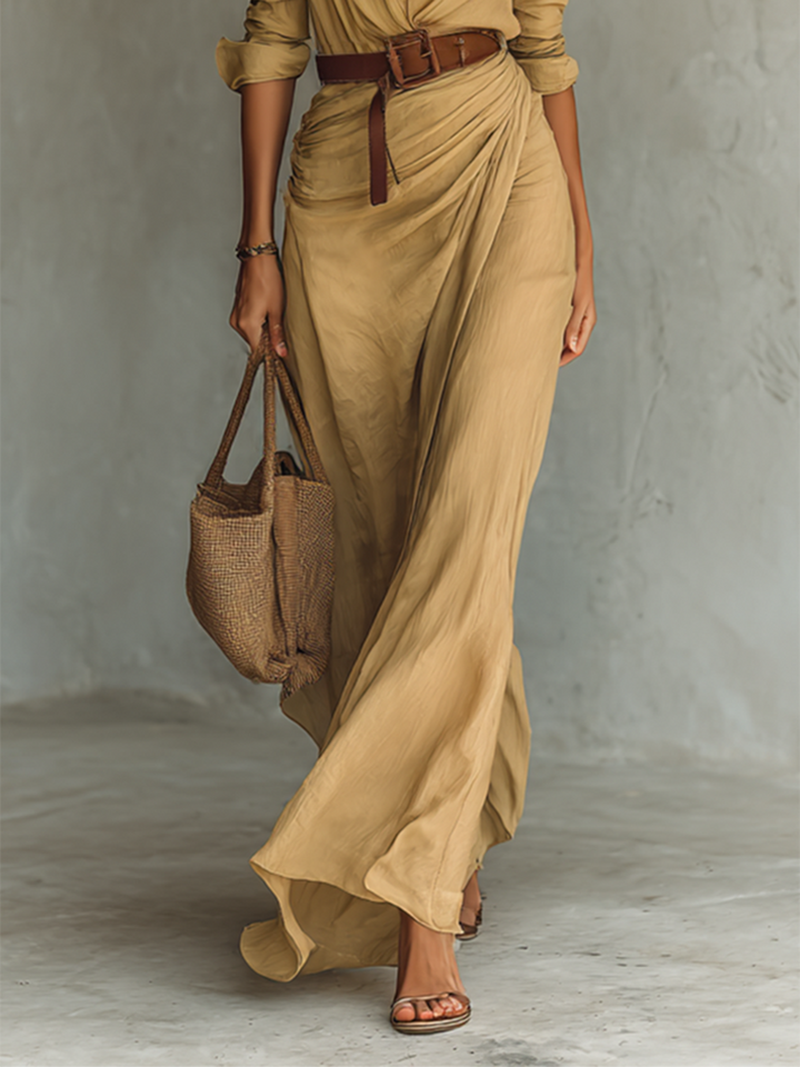 Klassisches Damen Hemdblusenkleid mit elegantem Stil, bequem und modisch für Frühling und Herbst.