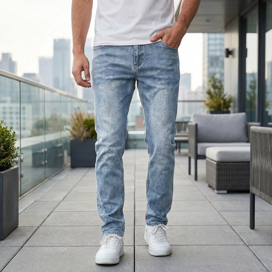 Herren Slim-Fit Jeans Irvin, bequem & vielseitig für Freizeit & Alltag. Stilvolle Denim-Hose für moderne Männer.