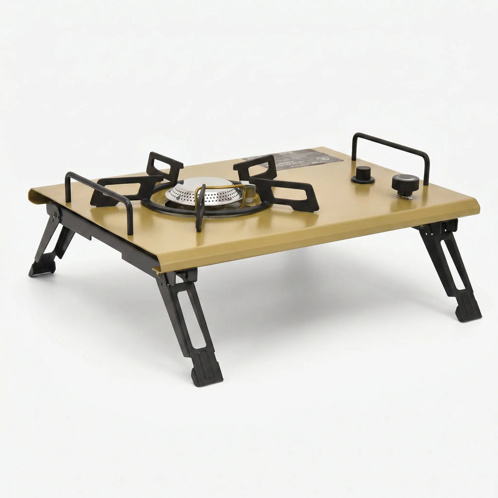Leistungsstarker 4000W Camping Gaskocher, perfekt für Outdoorkochen. Robuster Singlebrenner für jede Abenteuerreise.