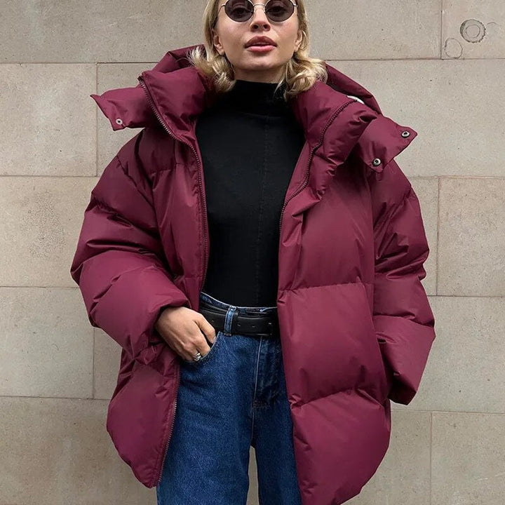 Elegante Damen Oversize Kapuzenjacke, gemütlich & zeitlos. Dein neuer Lieblings-Hoodie für entspannte Tage.