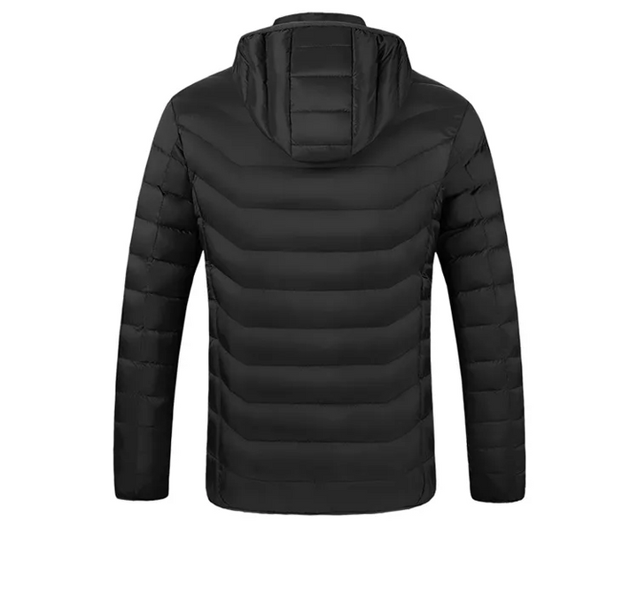 Herren intelligenter Heizmantel; USB-beheizte Winterjacke für Outdoor-Aktivitäten & Kälteschutz.