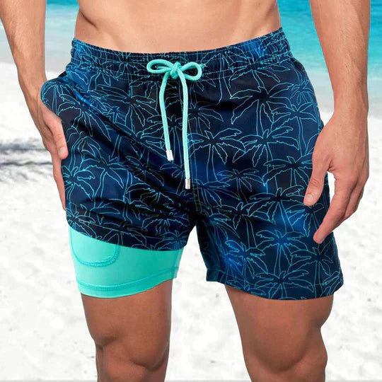 Herren Badeshorts, leicht & atmungsaktiv für Strand, Schwimmen & Freizeit. Schnelltrocknend & bequem im Urlaub.