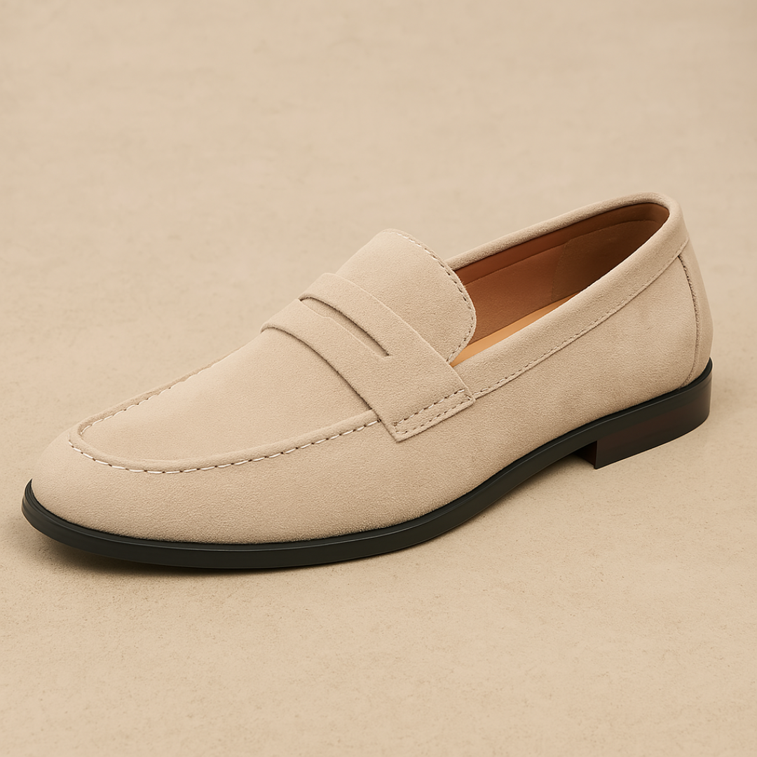Moderne elegante Herren-Loafer Slipper. Stilvolle Business- & Freizeitschuhe für Komfort im Alltag.