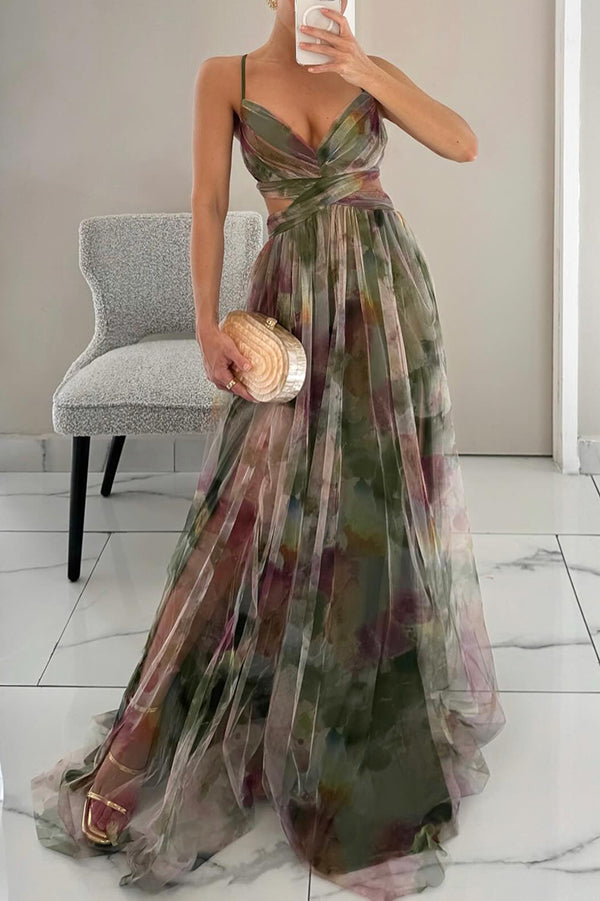 Luxuriöses Damen Maxikleid, perfekt für Hochzeiten, Partys oder formelle Feiern.