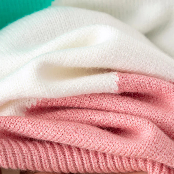 Vielseitiger Unisex Pullover, gestreift, für Herbst & Winter. Lässiges Oberteil für Damen & Herren, bequem.