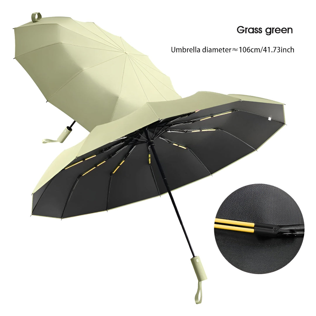 Faltbarer Regenschirm mit UV-Schutz, ideal für Sonne & Regen. Kompakter Taschenschirm für unterwegs.