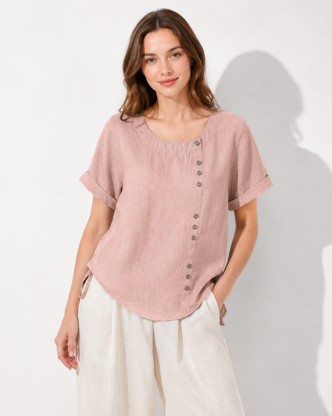 Weiches Freizeit Kurzarmshirt für Damen, atmungsaktiv und bequem für den täglichen Komfort und Stil.