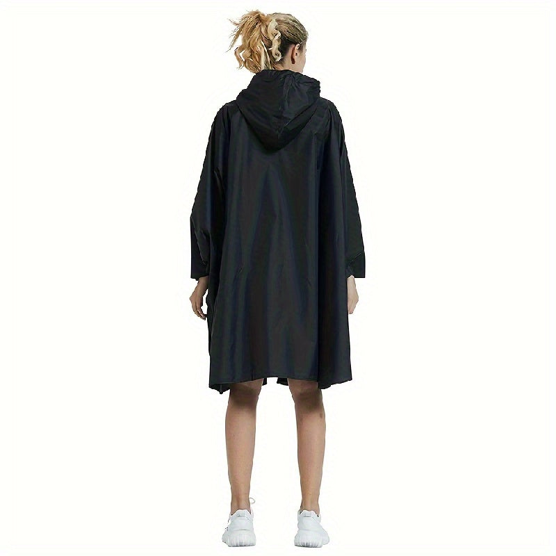 Wasserdichte Damenjacke mit Reißverschluss & Wetterschutz, ideal für Outdoor & nasse Tage.