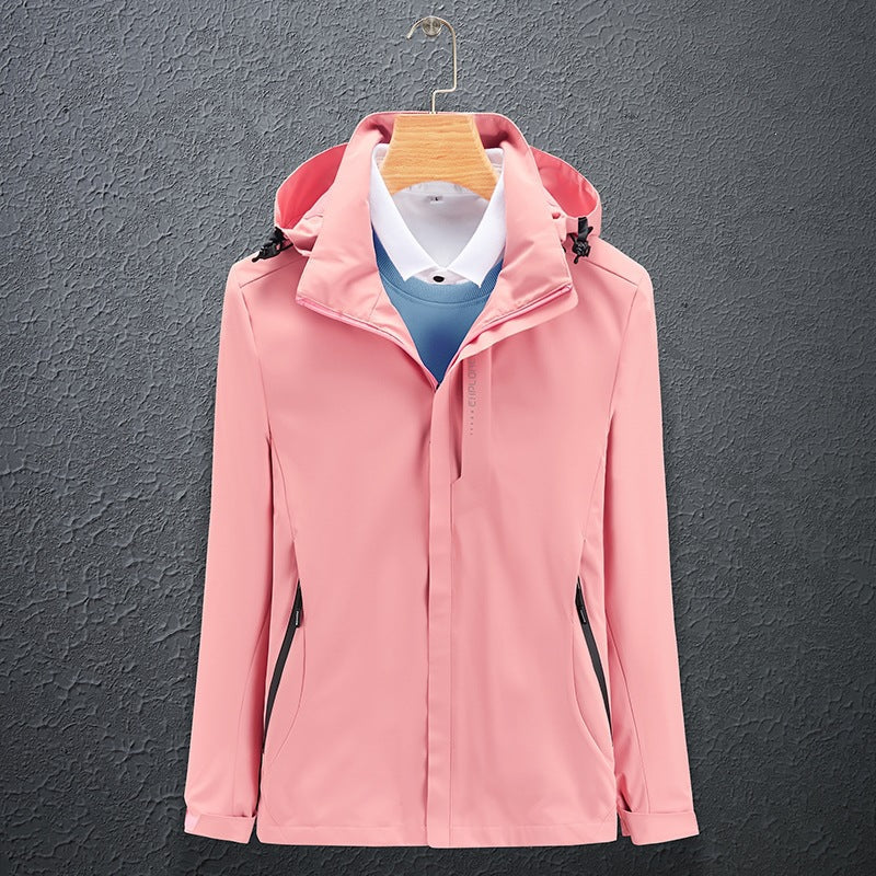 Vielseitige Herren Outdoorjacke, wind- & wasserabweisend. Perfekt als Funktionsjacke für Reisen.