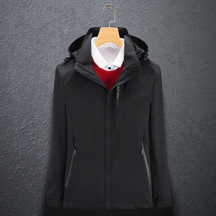Innovative Herren Funktionsjacke, schützt vor Wind & Wetter. Perfekt für Sport und Outdoor-Aktivitäten.