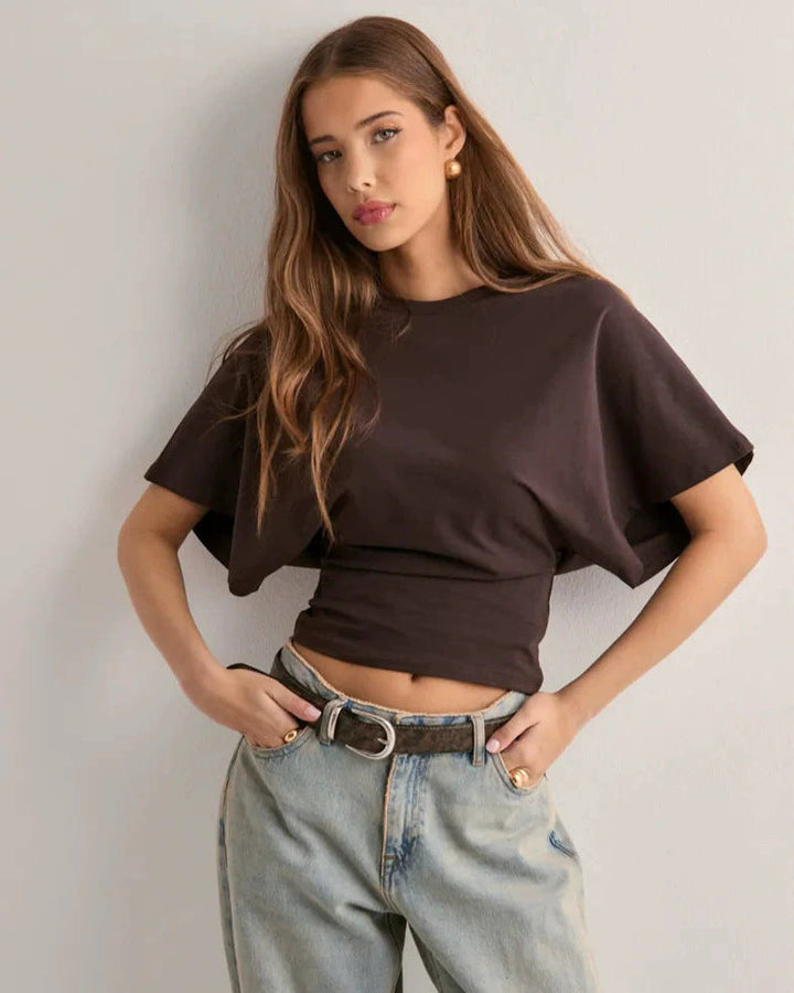 Lockeres Damen Langarmshirt, Rundhals, weich & bequem, perfektes Oberteil für entspannte Tage & casual Looks.