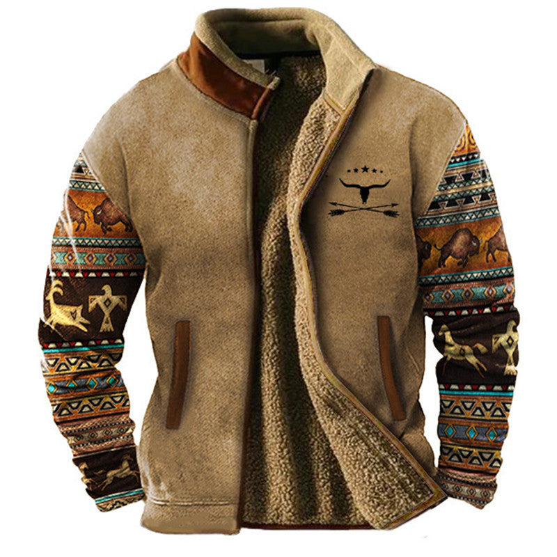 Moderne Herren-Freizeitjacke, lässig und wärmend für Alltag & Übergang, auch in großen Größen erhältlich.