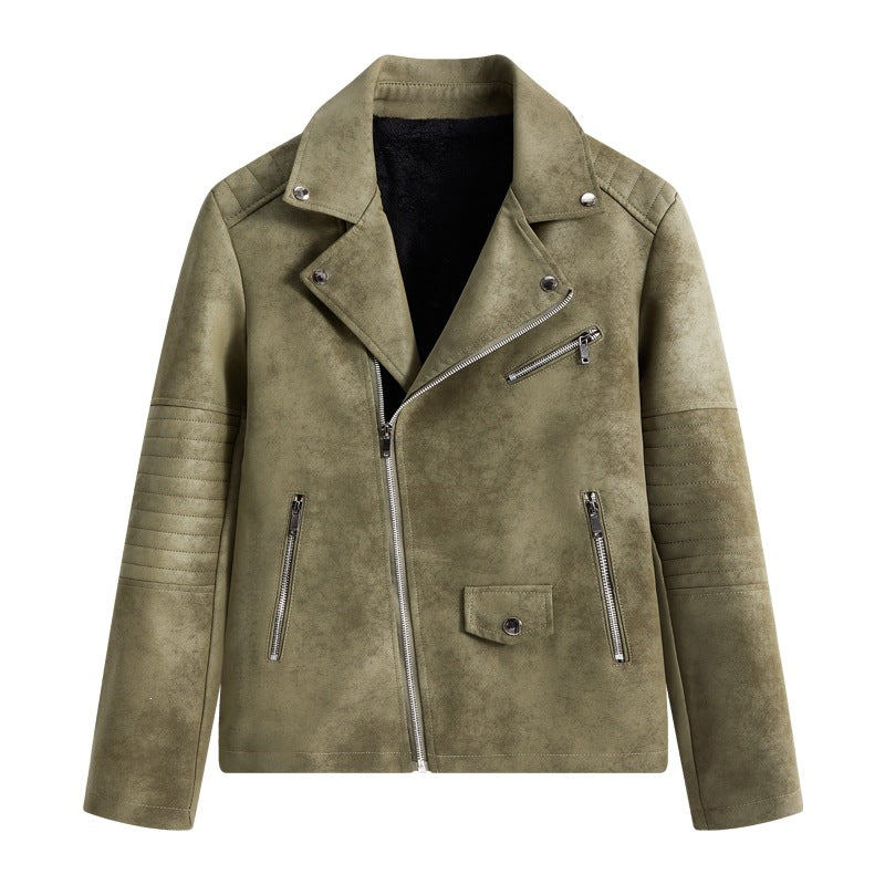 Klassische Herren Blousonjacke mit Stehkragen; stylische Alltagsjacke für Frühling & Herbst.