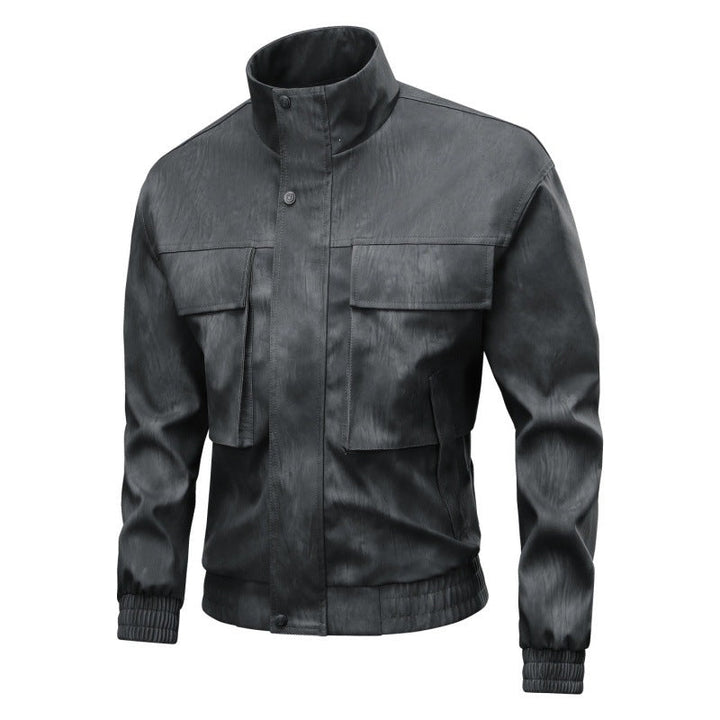 Vielseitige Herren Urban Jacke in Kaffeebraun, ideal für Alltagsoutfits. Sportlich-eleganter Look.
