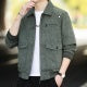 Elegante Herren Utilityjacke schwarz, vielseitig einsetzbar und funktional für Business casual und Freizeit.
