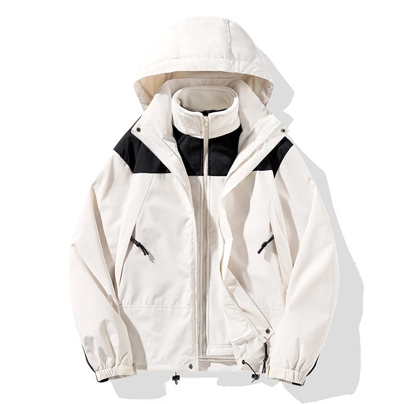 Modische Herren Funktions-Übergangsjacke, stilvoll & wetterfest für Frühling/Herbst, ideal für Outdoor & Freizeit.