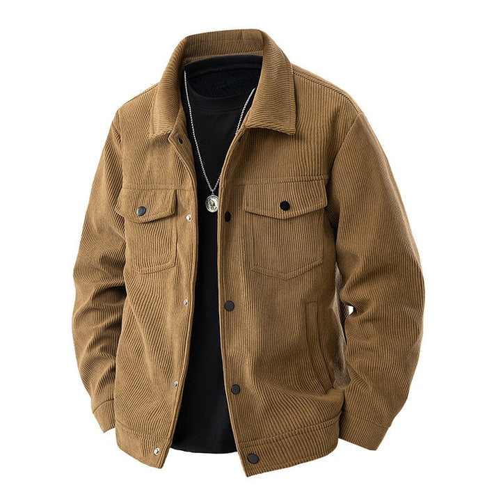Lässige Herren Freizeitjacke, leicht und bequem, ideal für Outdoor-Aktivitäten und den Übergang.