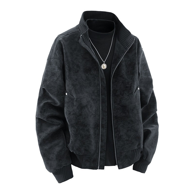 Modische Herren Bomberjacke im urbanen Stil, ideal als Übergangsjacke für Streetwear.