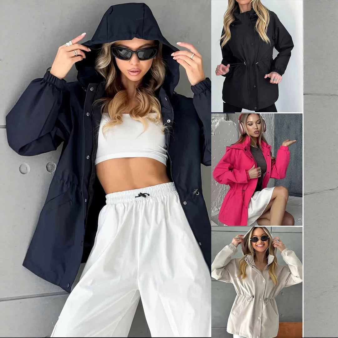 Leichte, funktionelle Damen Outdoor-Jacke für Frühling & Herbst. Stilvoll, atmungsaktiv und vielseitig.