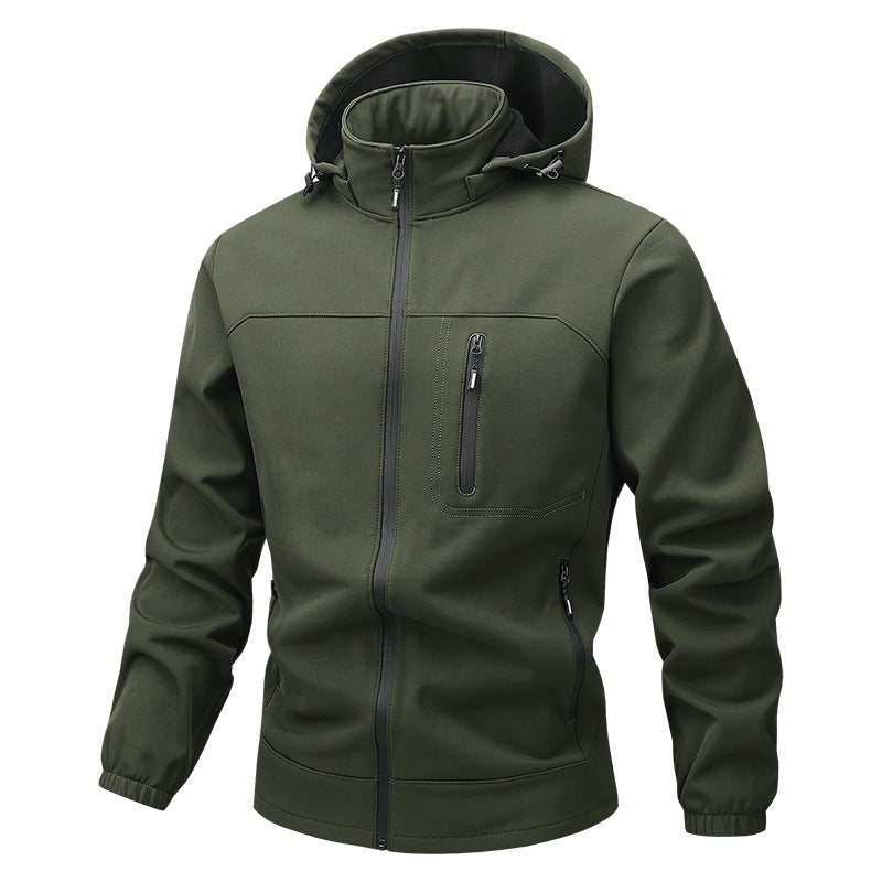Komfortabler Herren Trainingsanzug, atmungsaktiv, mit Kapuzenjacke & Jogginghose. Ideal für Sport & Freizeit.