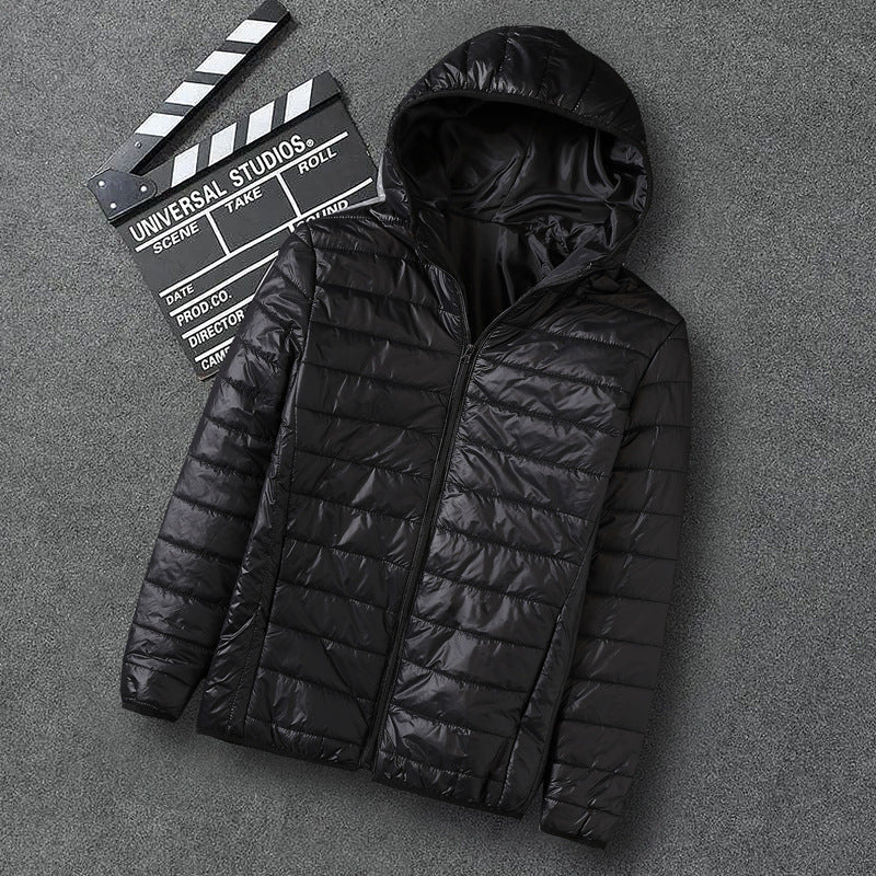 Hochwertige Herren-Outdoorjacke, gesteppt, winddicht, atmungsaktiv & ultraleicht für aktive Männer.