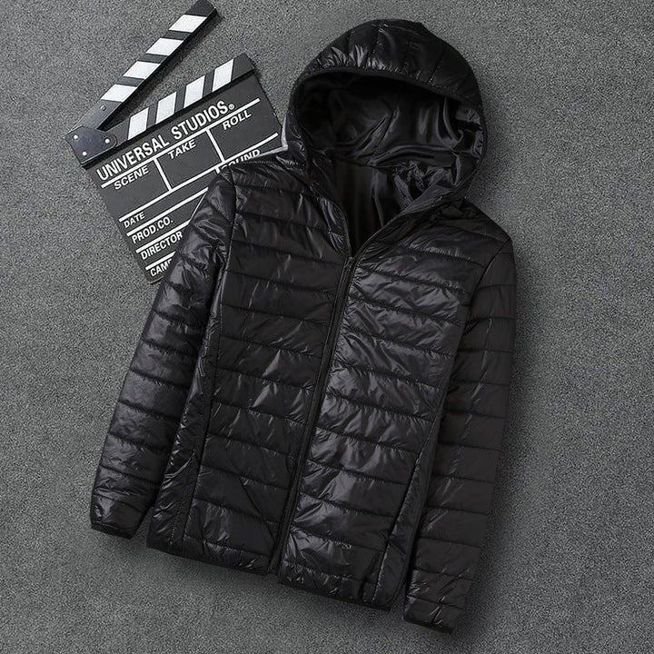 Hochwertige Herren-Outdoorjacke, gesteppt, winddicht, atmungsaktiv & ultraleicht für aktive Männer.