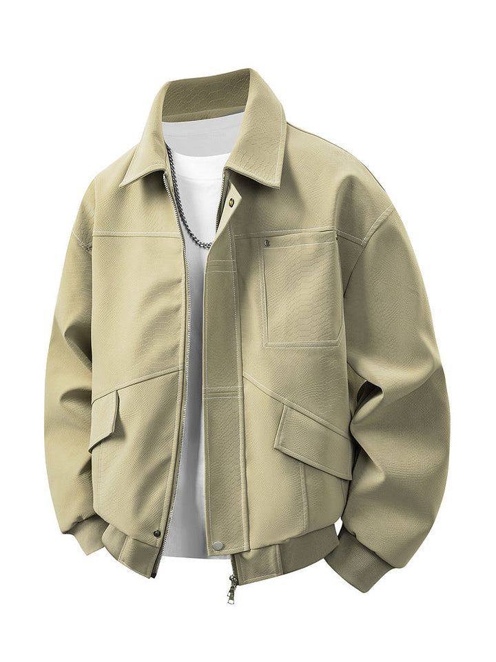 Bequeme und stilvolle Herren Freizeitjacke, vielseitig einsetzbar, mit praktischen Taschen.