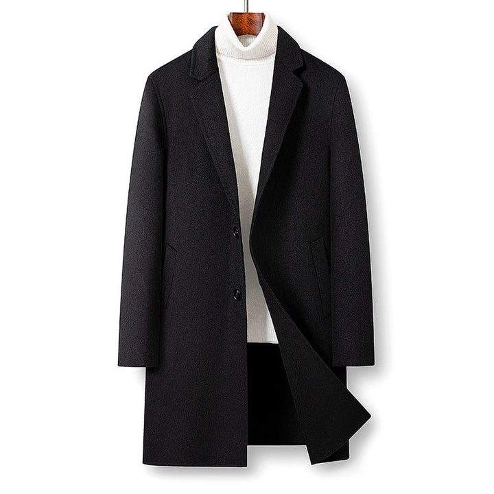 Eleganter Damen Übermantel, langer Schnitt, tailliert. Klassische Business & Freizeit Oberbekleidung Herbst/Winter.