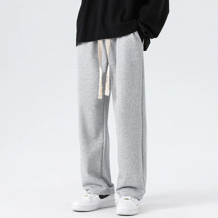 Weiche Baumwoll-Mischung Herren Freizeithose, atmungsaktiv & strapazierfähig für Komfort.