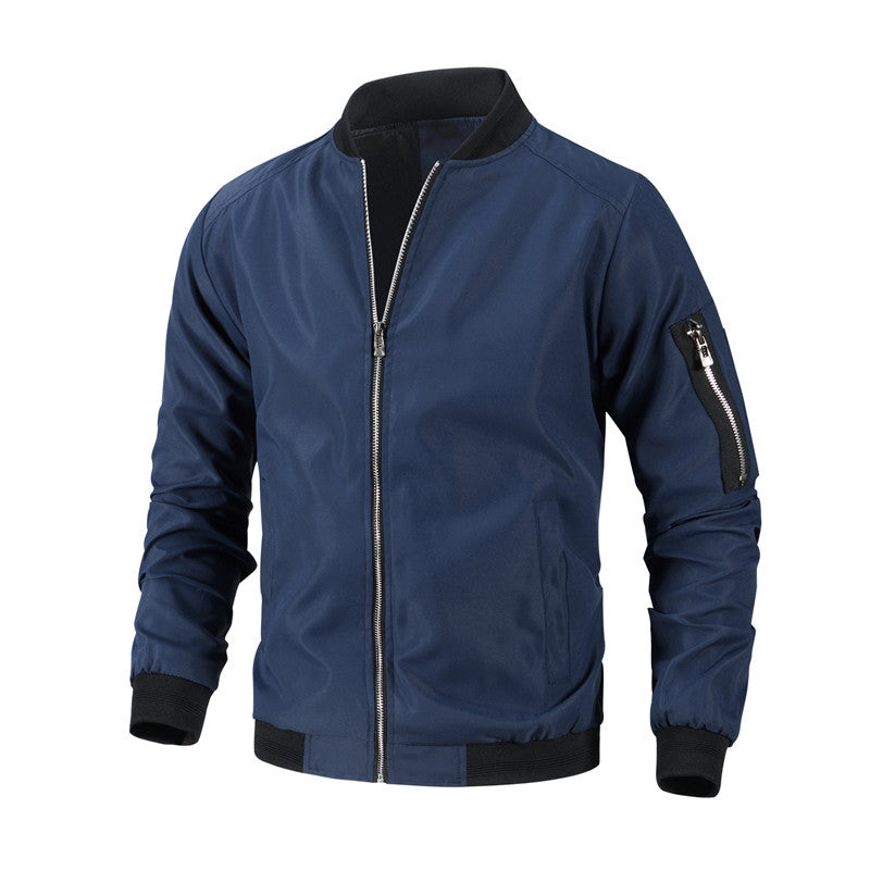 Klassische Herren Bomberjacke, sportlich-elegant, perfekt für lässige Casual-Looks & Alltag.