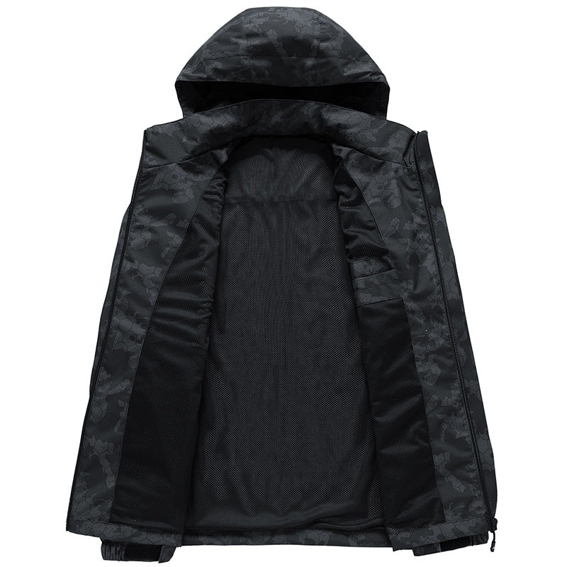 Atmungsaktive Herren Sportjacke für Freizeit & Reisen, ultraleicht und windabweisend, moderne Activewear.
