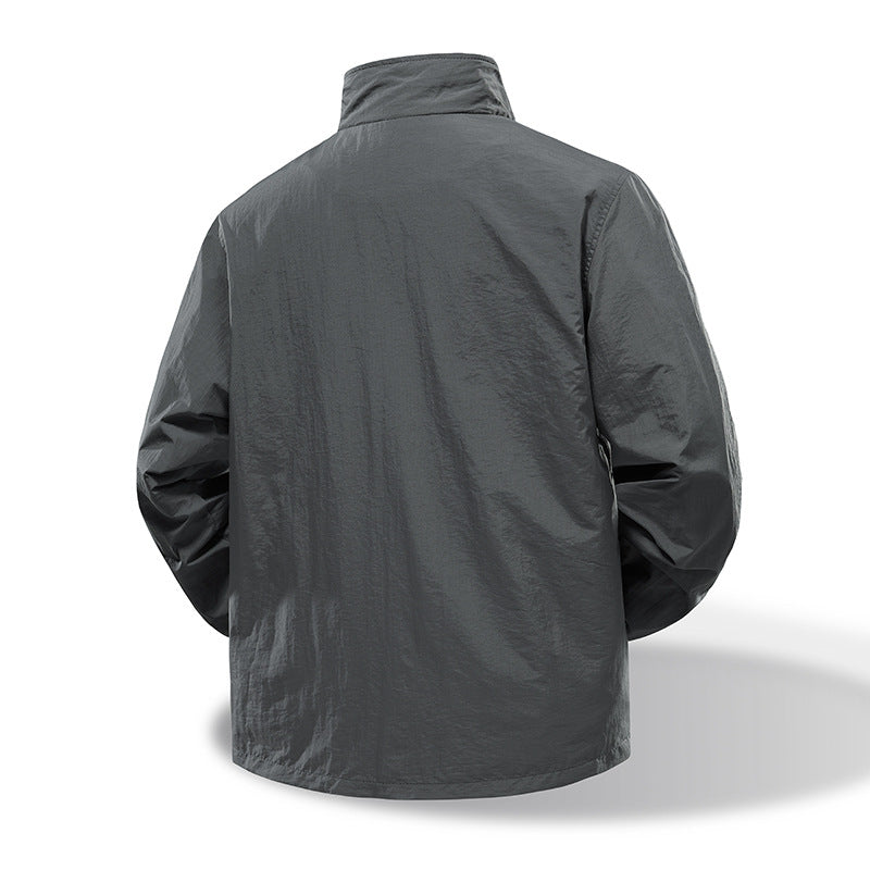 Funktionale Herren Sportjacke, leicht & atmungsaktiv, ideal für Fitness und Outdoor-Sport. Komfortable Activewear.