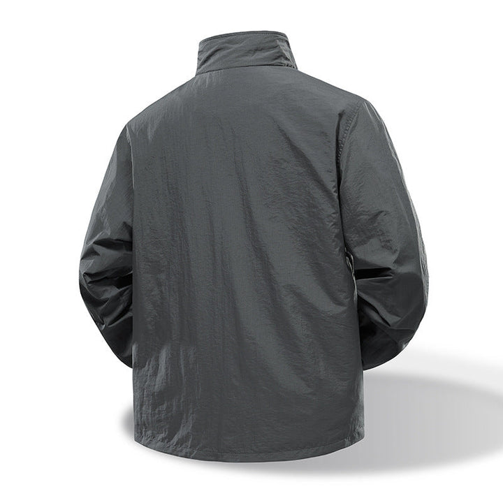 Funktionale Herren Sportjacke, leicht & atmungsaktiv, ideal für Fitness und Outdoor-Sport. Komfortable Activewear.
