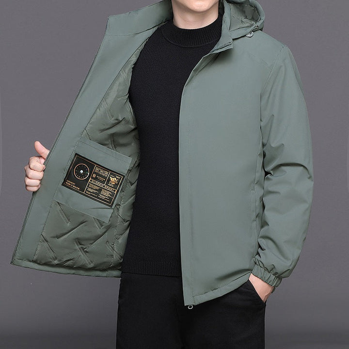 Stilvolle Herren Funktions-Übergangsjacke, wasserabweisend und atmungsaktiv, ideal für alle Aktivitäten.