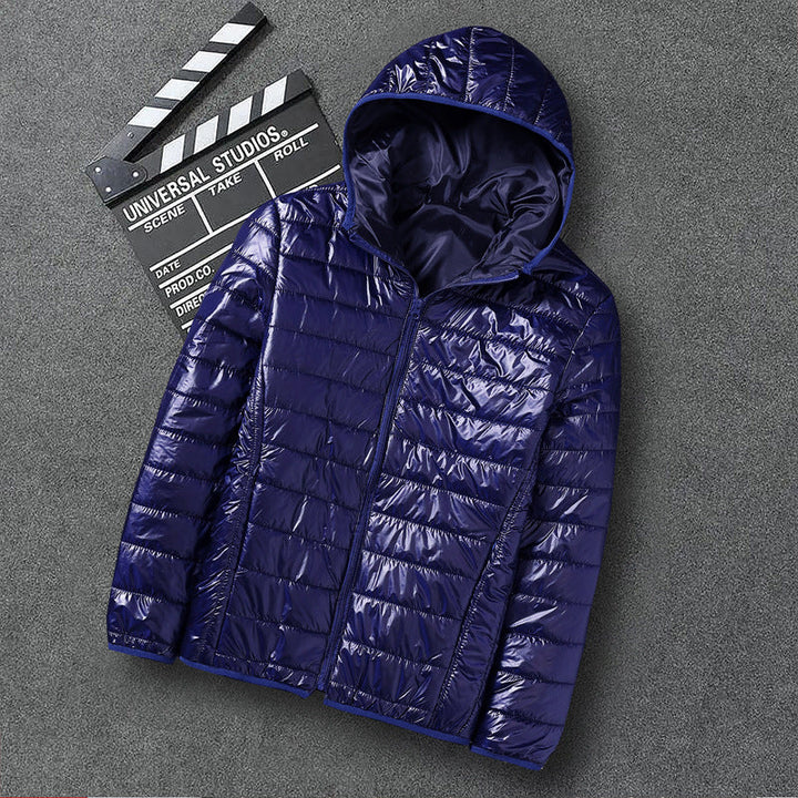 Vielseitige Herren-Übergangsjacke, gesteppt, winddicht & atmungsaktiv, ideal für Frühling/Herbst.