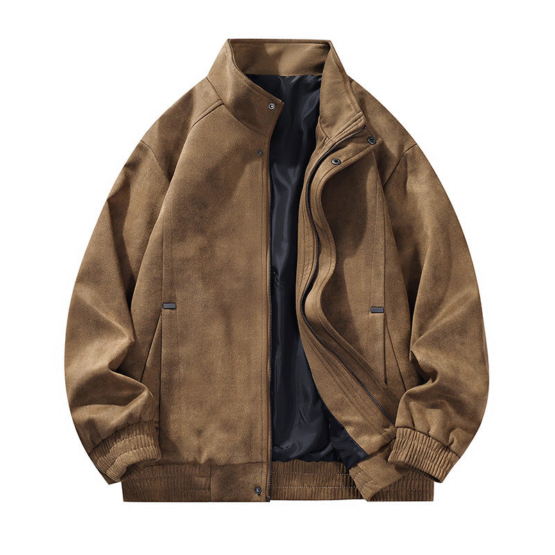Vielseitige Herren Freizeitjacke im Bomber-Stil, ideal für den Alltag und moderne Männerkleidung.