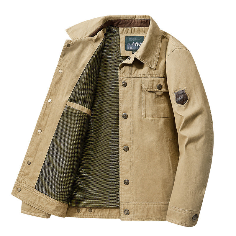 Klassische Herren Freizeitjacke in Blau für stilvollen Alltagslook; vielseitig kombinierbar.