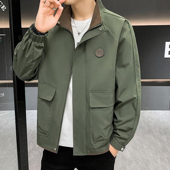 Modische Herren Leichte Jacke in vielseitiger Farbe, bequem und stilvoll für den Alltag oder Outdoor.