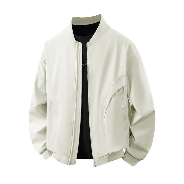 Schwarzes Herren Casual Overshirt, moderne Oberbekleidung für stilvolle Freizeit-Outfits.