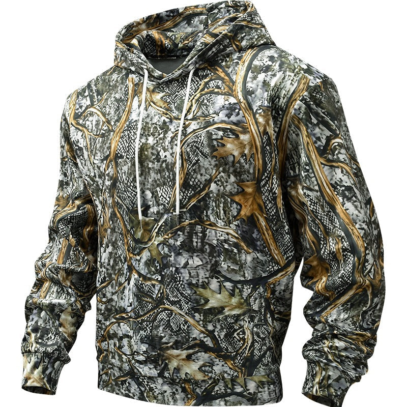 Vielseitiger Herren Hoodie, gemustert & bequem. Ideal als Pullover für Freizeit, Sport oder Alltagsmode.