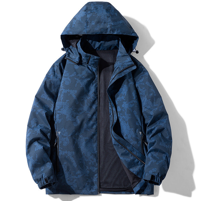Stilvolle Herren Freizeitjacke, leichtgewichtig & atmungsaktiv, ideal für Spaziergänge und Reisen.